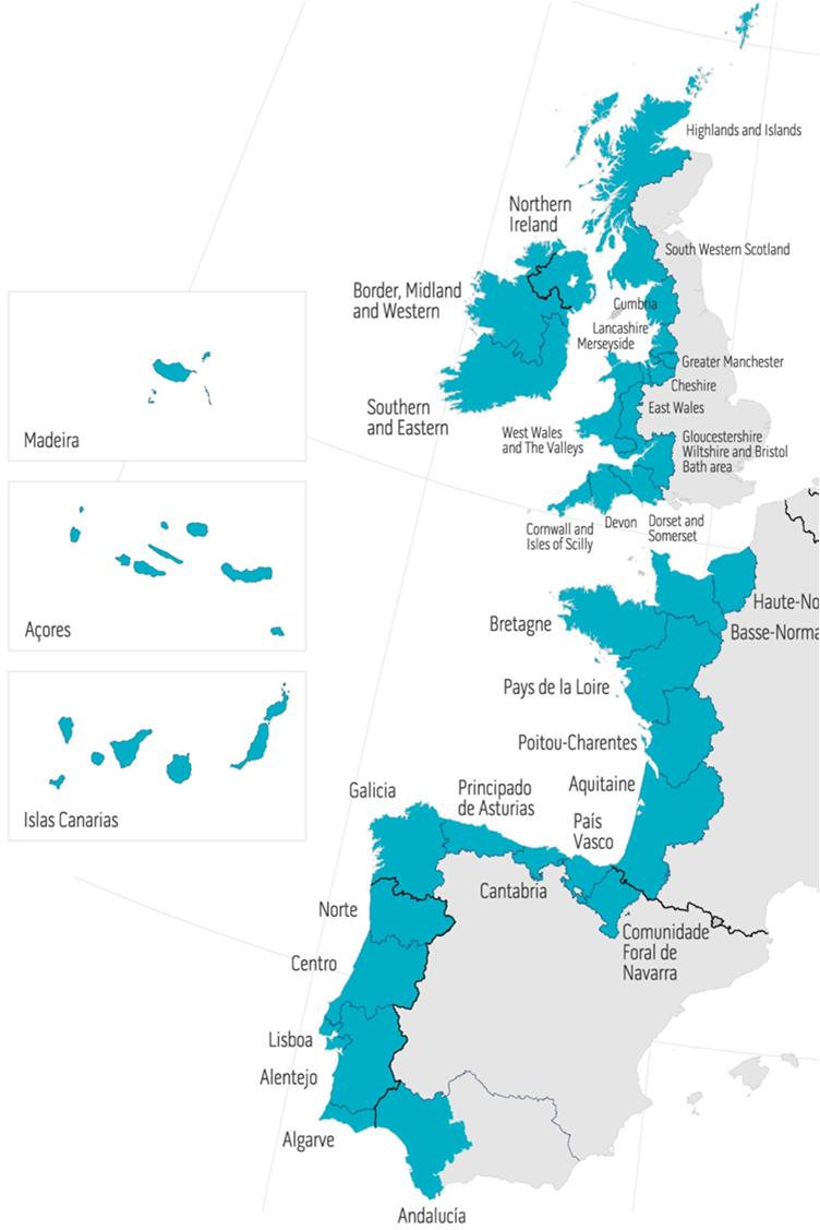 Atlantic Area Map